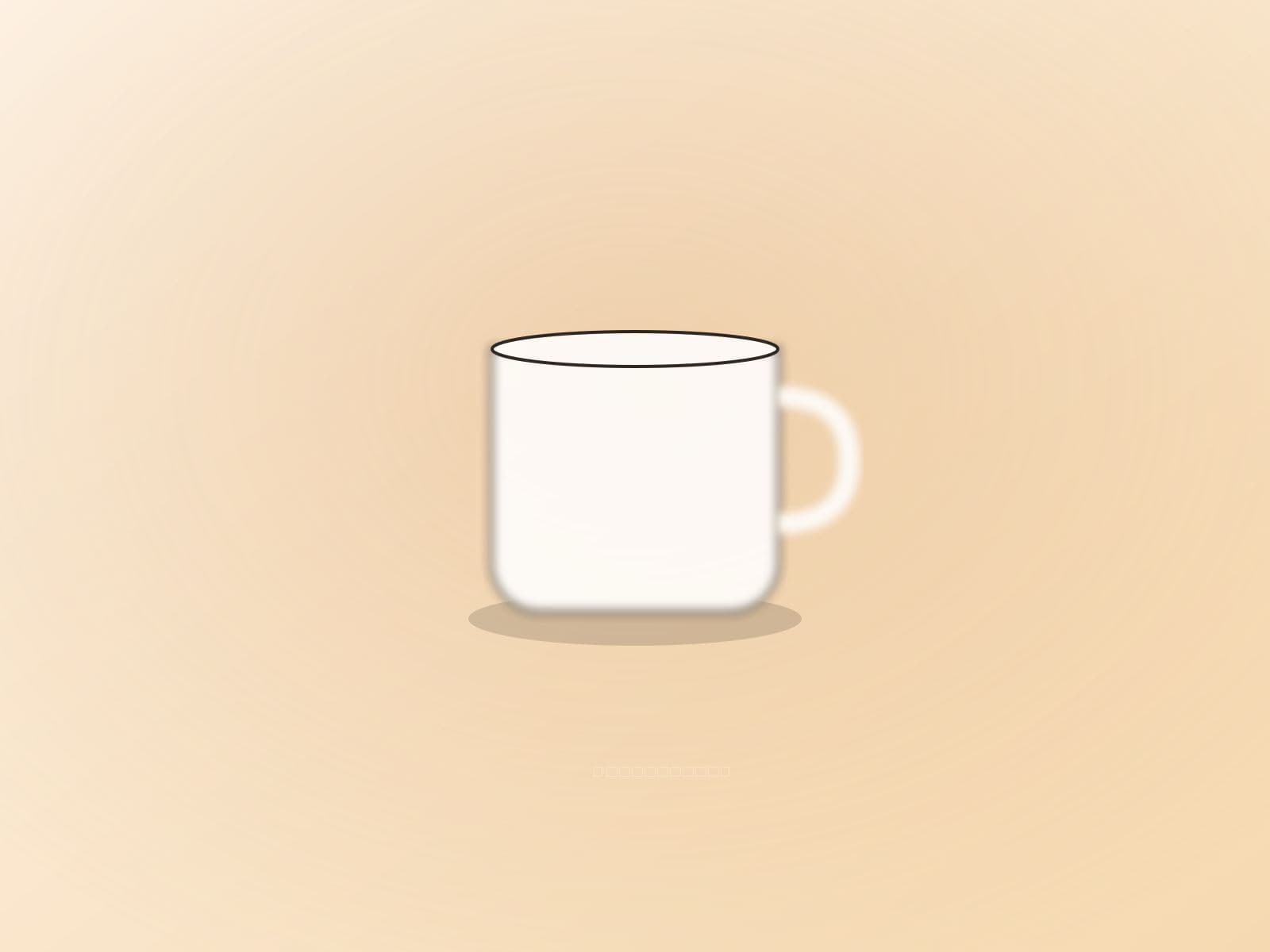 Mug céramique blanc sur fond neutre
